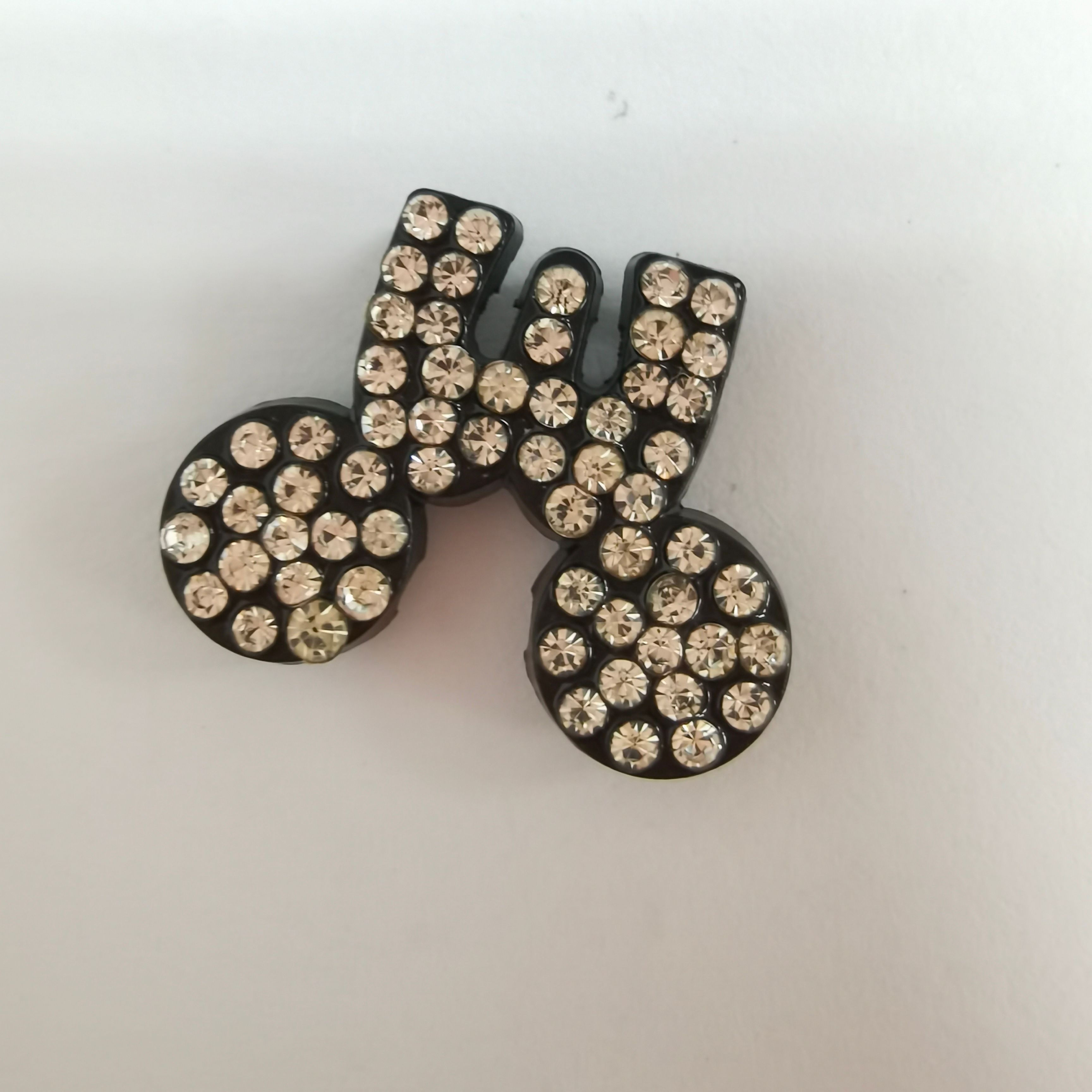 Cute Belt Diamond Clothing Accessories Luggage Hardware Decoration Buckle Bag Needle Buckle Clothing Shoelace Accessories Metal Square Buckle Jewelry Japanese Word Buckle Shoe Buckle Wholesale Specification drawing