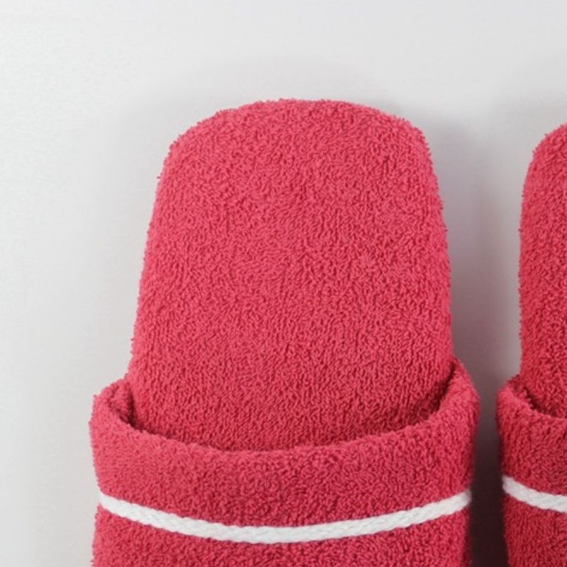 Cotton Slippers Female Autumn And Winter Couples New Striped Rabbit Plush Slippers Baotou Home Cotton Tow Factory Direct Sales 22053
