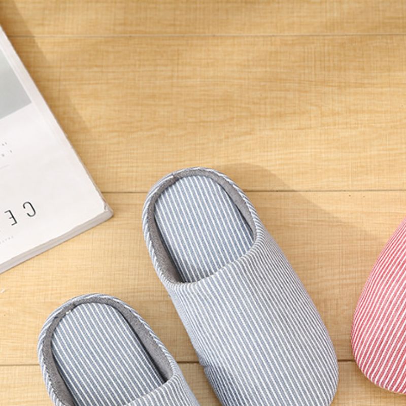 New Slippers Female Winter Thermal Indoor Couples Winter Non-Slip Plush Cotton Slippers Male Wholesale 22068 Specification drawing