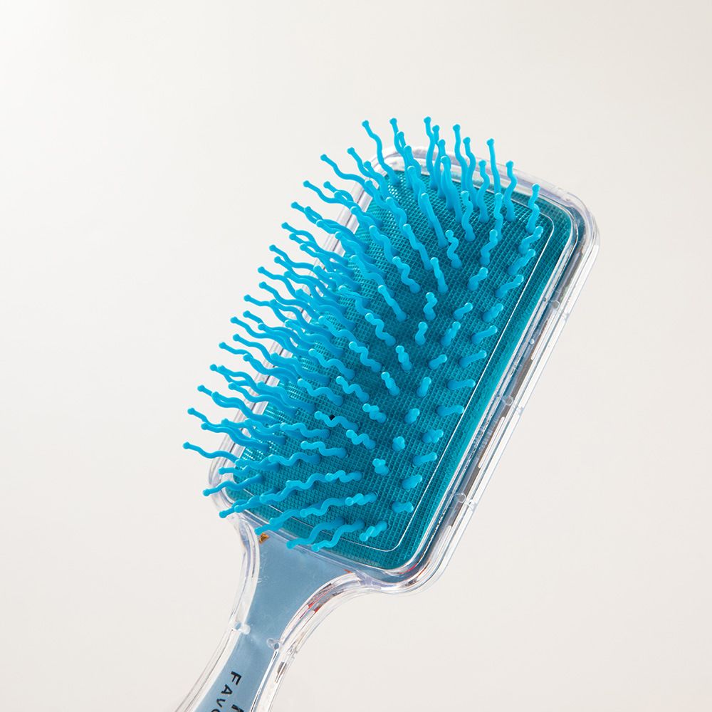 Hair Comb Clear Plastic Airbag Comb Quicksand Square details Picture