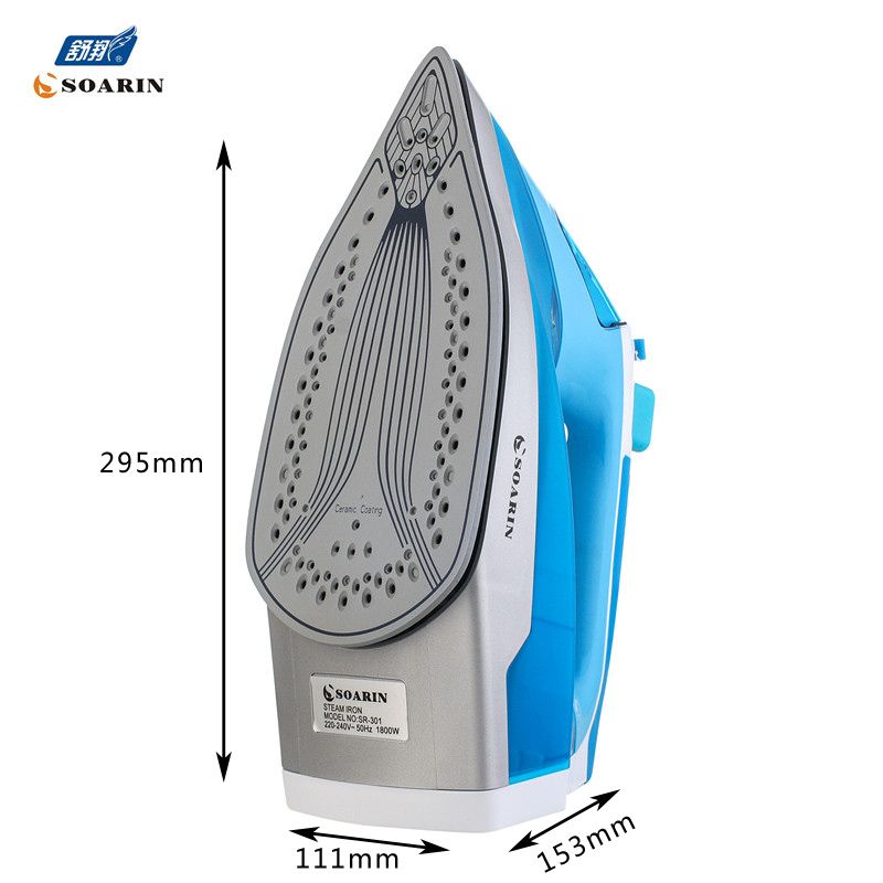 【 Export English 】 Handheld Household steam iron Ceramic Plate spray Ironing machine SR-301 Ceramic Application Scenario