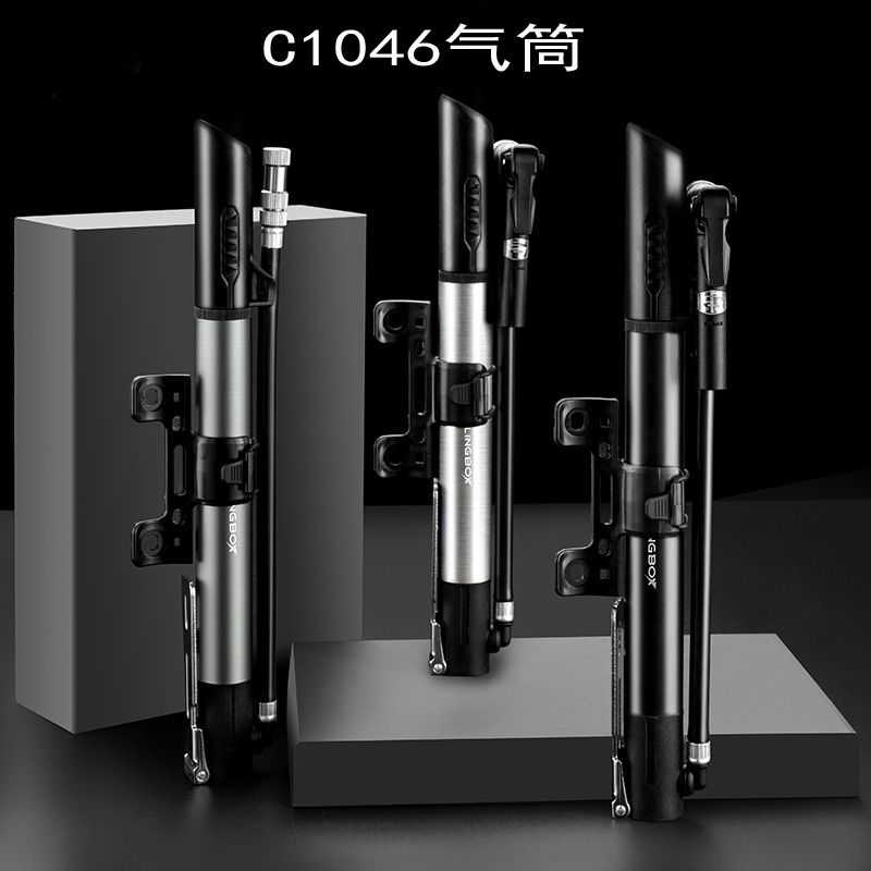 C1046 aluminum alloy air cylinder Electric motorcycle mountain bike high pressure pump portable bicycle small mini air cylinder