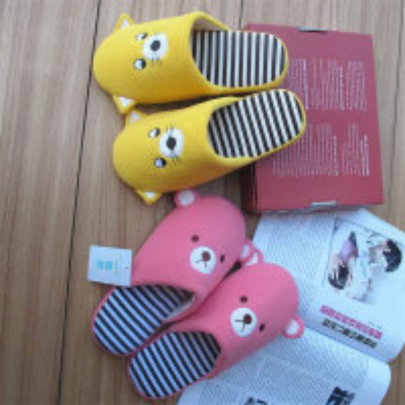 New Cotton Slippers Women Warm Non-Slip Plush Thick Bottom Home Couples Indoor Cotton Mop Wholesale 22061
