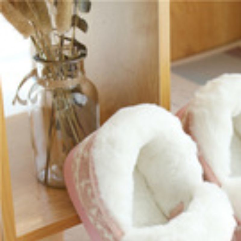 New Slippers Female Winter Thermal Indoor Couples Winter Non-Slip Plush Cotton Slippers Male Wholesale 22065