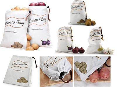 新款蔬菜保鲜储藏袋袋欧美蔬菜保鲜袋土豆洋葱保鲜袋详情图2