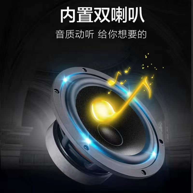 LED魔球灯 舞台灯星空灯 七彩蓝牙音乐KTV爆闪旋转氛围喇叭灯详情图3