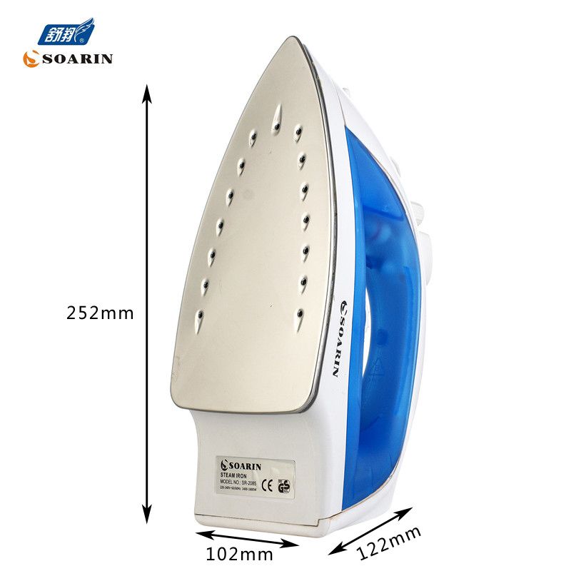 The SR-2085 steel plate English electric iron is a best-selling product in the European and American markets Specification image