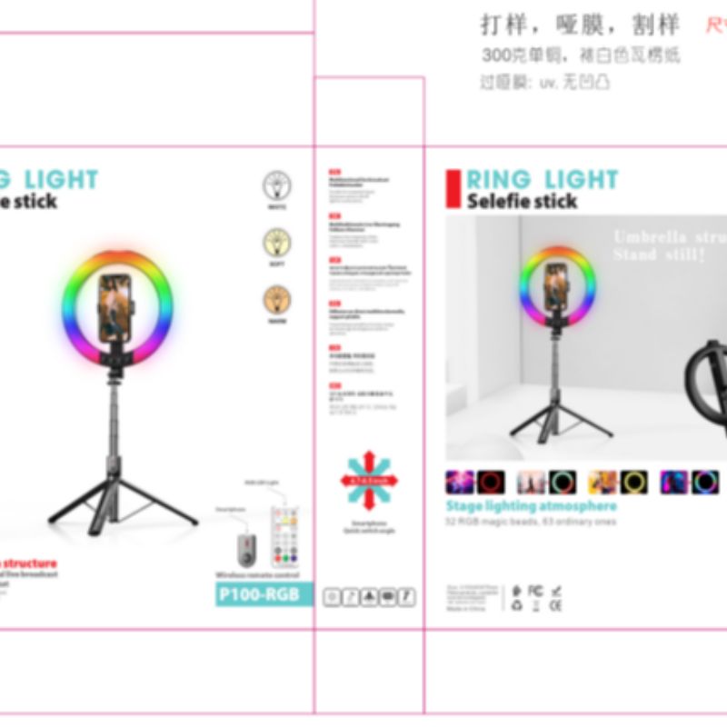 自拍杆/补光灯细节图