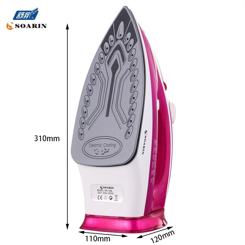 Export Ceramic Plate Steam Iron Electric Iron Sr-158A Ceramic Steam Iron Application Scenario