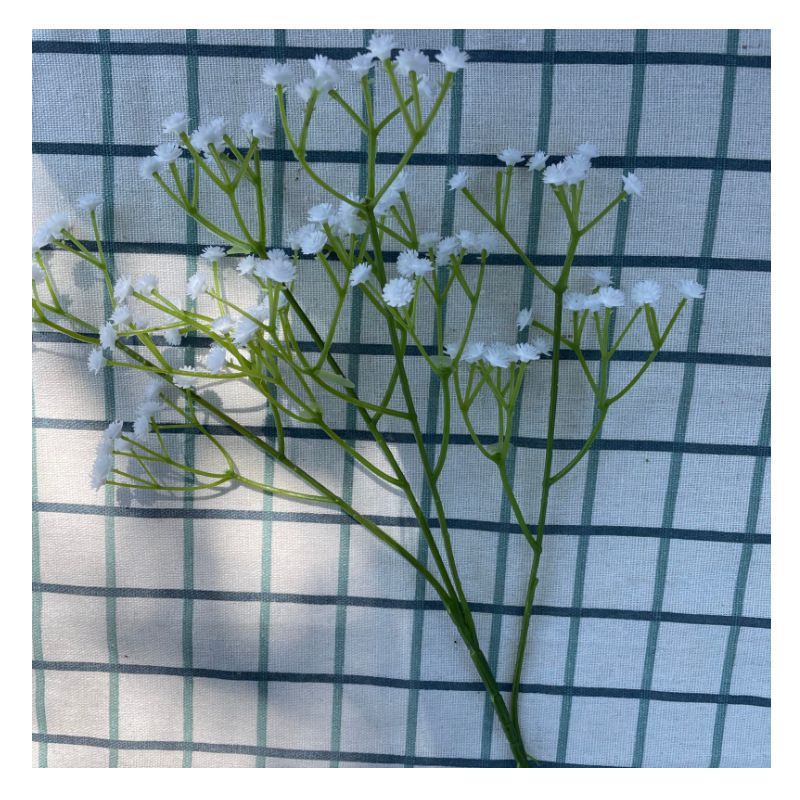 Artificial baby's breath flower bouquets, wedding hall decoration items, wedding path guides, single baby's breath artificial dried flowers