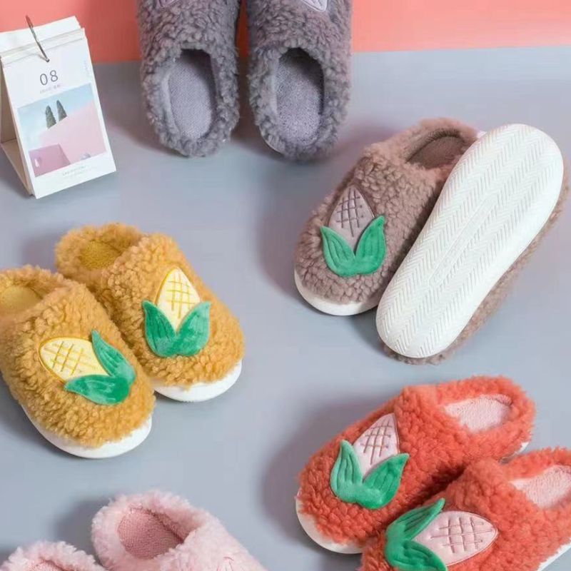 Hair Slippers Home Slippers Casual Slippers Wholesale Explosion Fashion Trend Autumn And Winter Specification drawing
