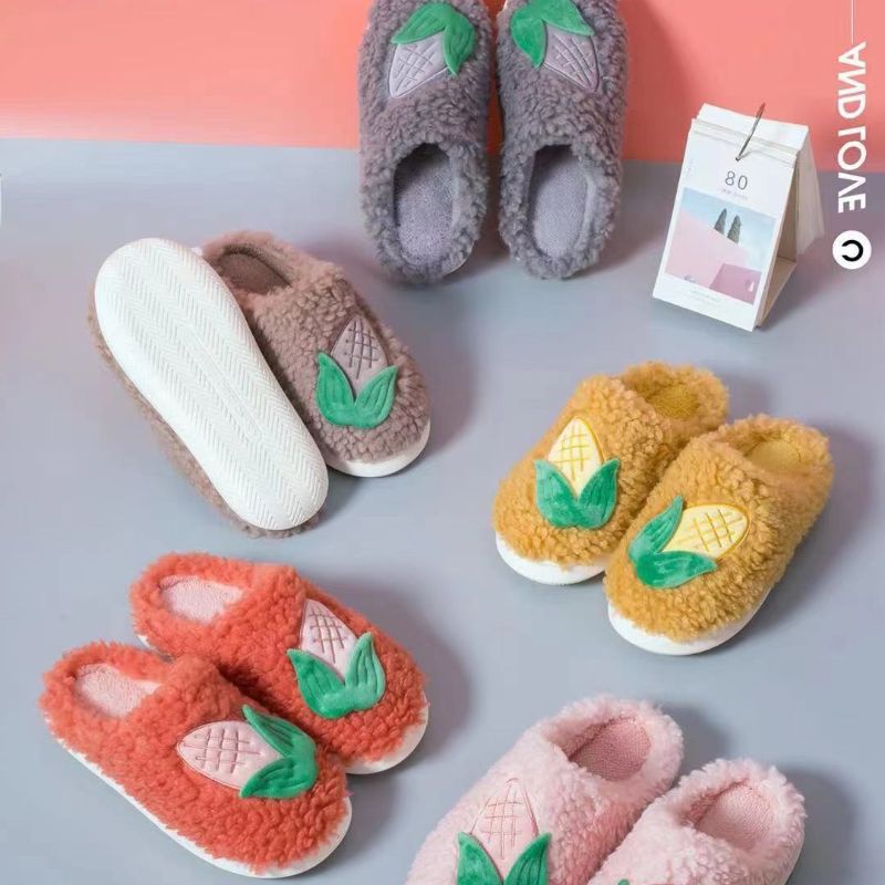 Hair Slippers Home Slippers Casual Slippers Wholesale Explosion Fashion Trend Autumn And Winter details Picture