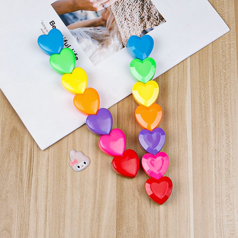 Multicolor highlighter Eye care Pale Ledger Textbook Marker Double-headed marker for student notes highlighting pen
