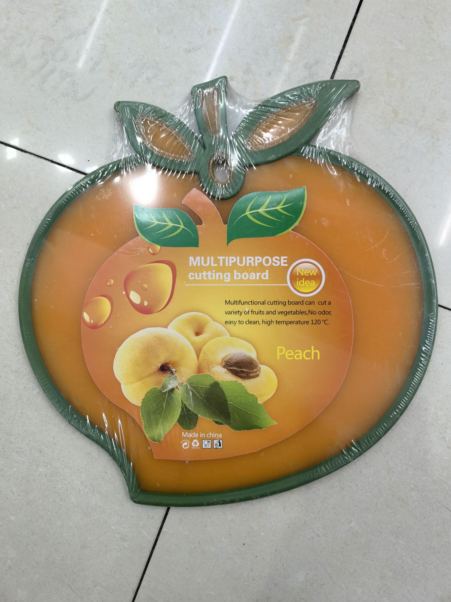 Colorful plastic fruit cutting board thumbnail