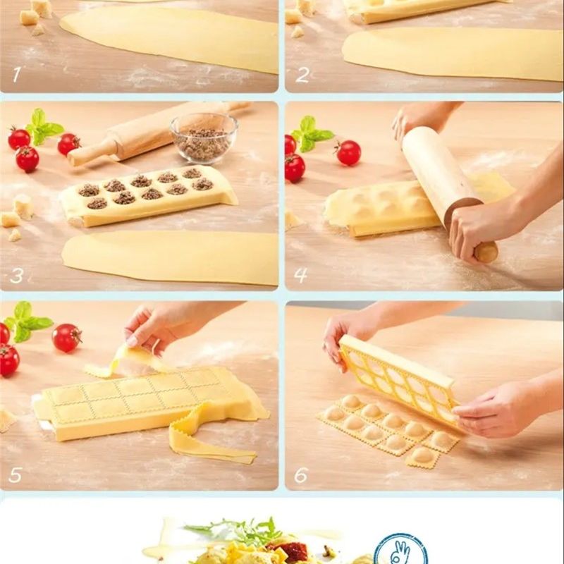 The new type of dumpling mold, Italian dumpling mold 21PC, and fondant baking tools are selling well on Amazon pic 2