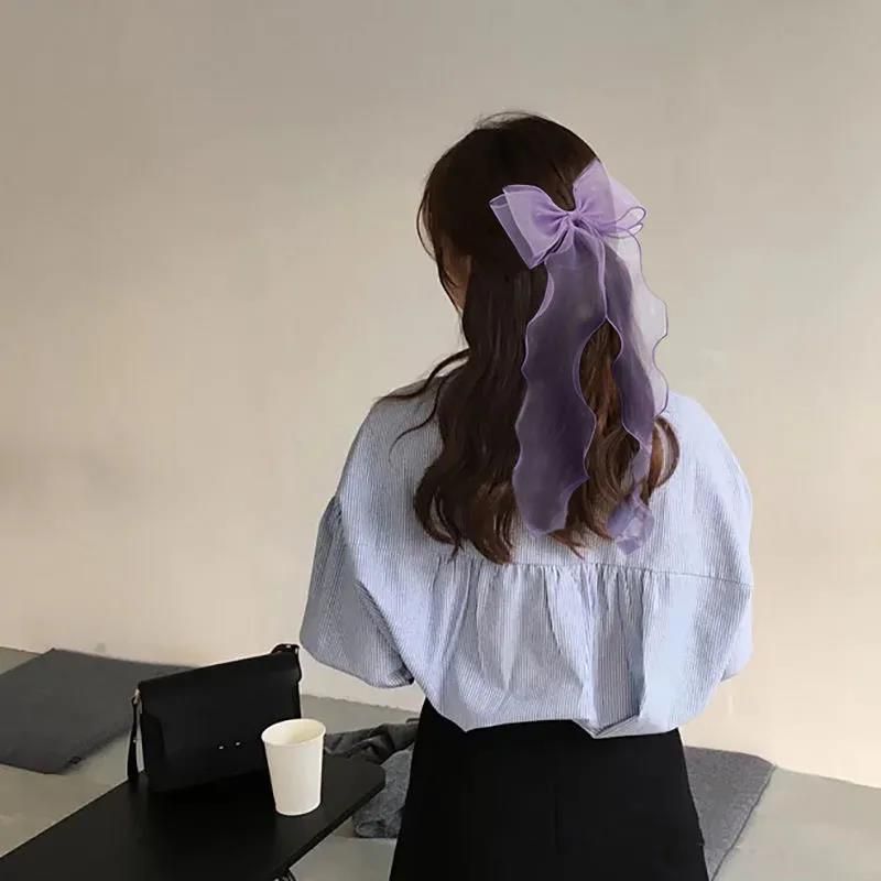 New bow hair clips for Korean children, girls, babies, princesses, cute side hair clips, hair accessories, and headwear for girls Specification image