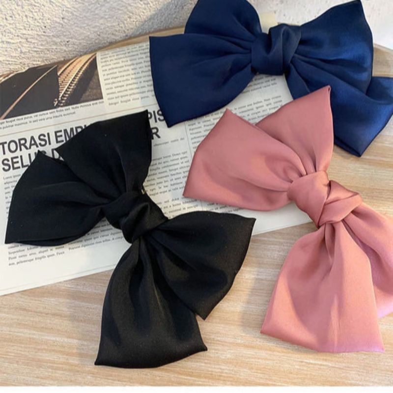 New bow hair clips for Korean children, girls, babies, princesses, cute side hair clips, hair accessories, and headwear for girls