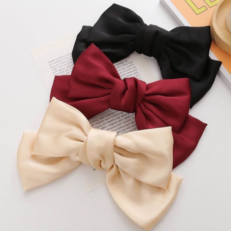 New bow hair clips for Korean children, girls, babies, princesses, cute side hair clips, hair accessories, and headwear for girls details Picture