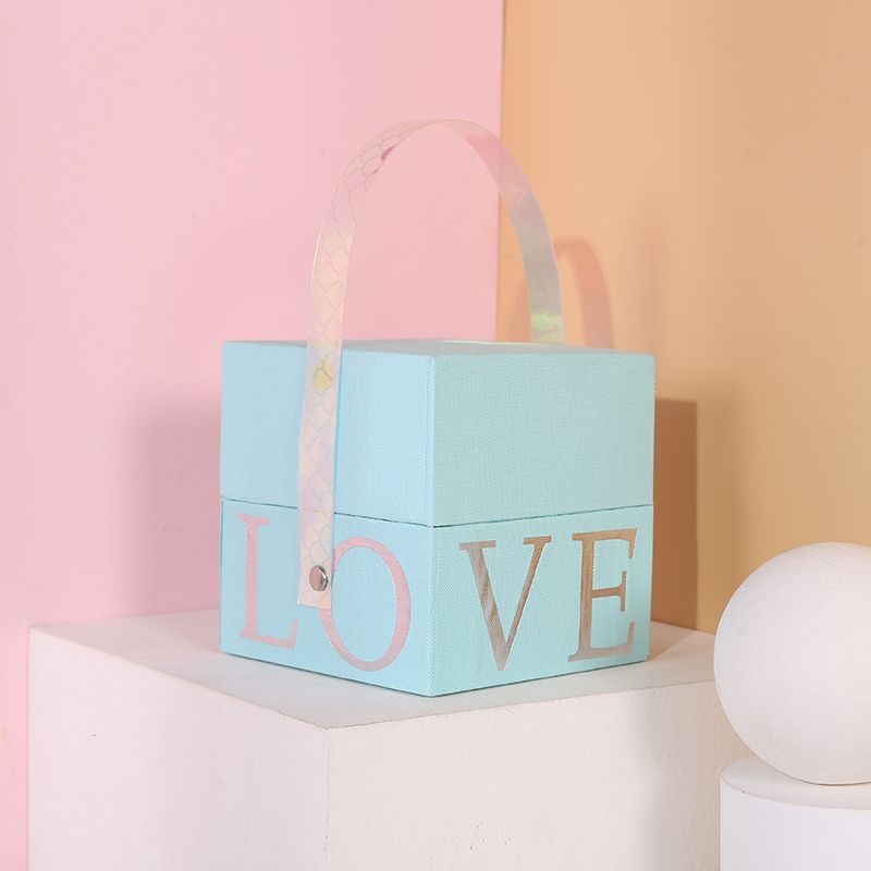 Special paper top and bottom cover portable box Specification image