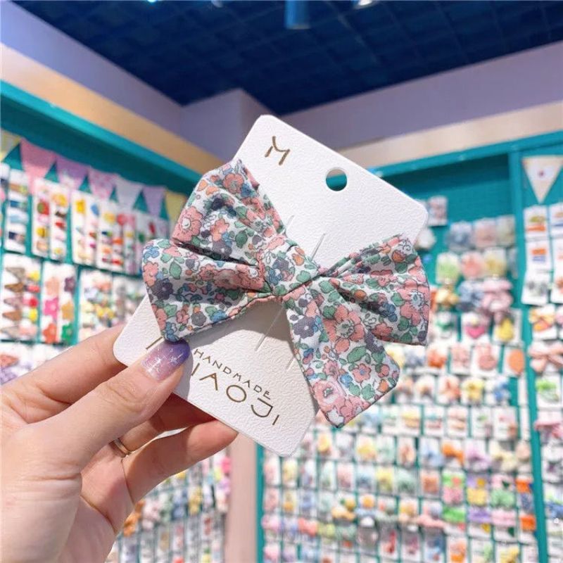 New bow hair clip, Korean girl, baby, princess, cute side hair clip, hair accessory, headwear for girls details Picture