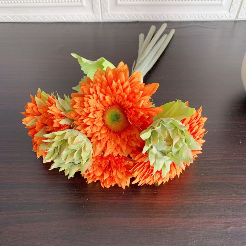 7-head Teddy, double-petal sunflowers, velvet sunflowers, artificial flowers, silk flowers wholesale cross-border supply manufacturer Application Scenario