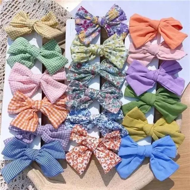 New bow hair clip, Korean girl, baby, princess, cute side hair clip, hair accessory, headwear for girls Specification image