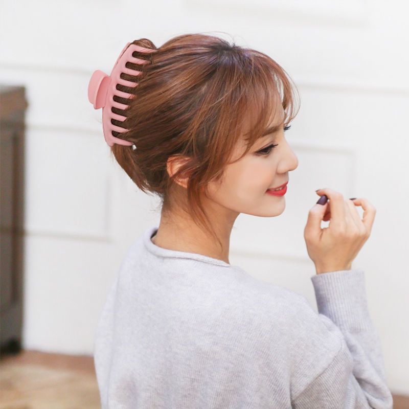 Elegant Style Large Bath Hairpin Female Back Of Head Shark Claw Clip Hair Claw Clip Hair Headdress French Vintage details Picture