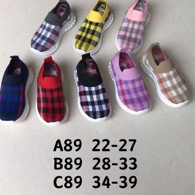 anibaoji 外贸批发 新款时尚简约百搭男女童运动鞋 飞织鞋 童鞋031