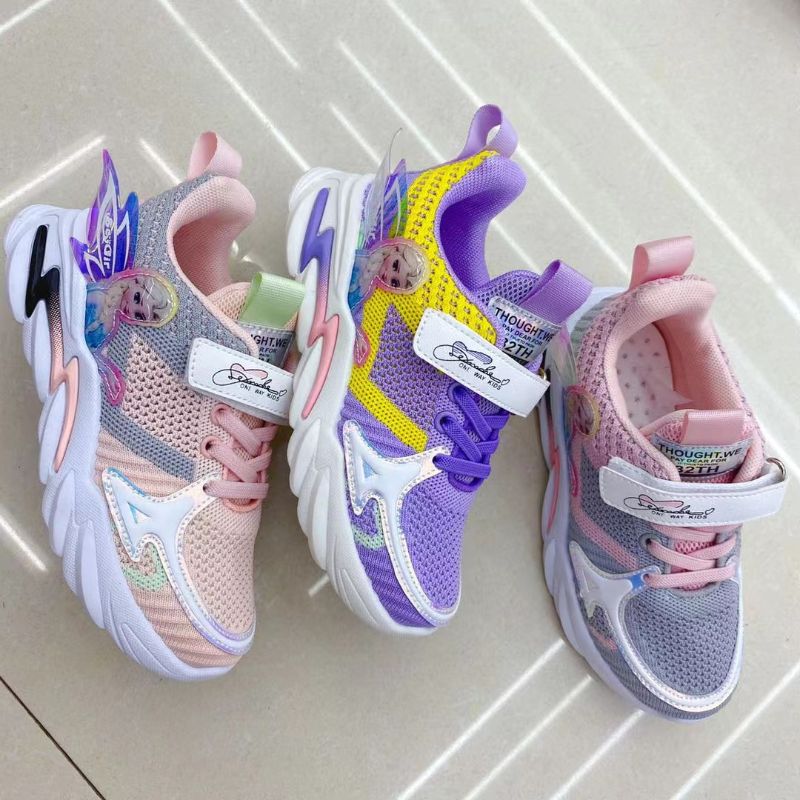 anibaoji 外贸批发 新款时尚简约百搭男女童运动鞋 飞织鞋 童鞋036