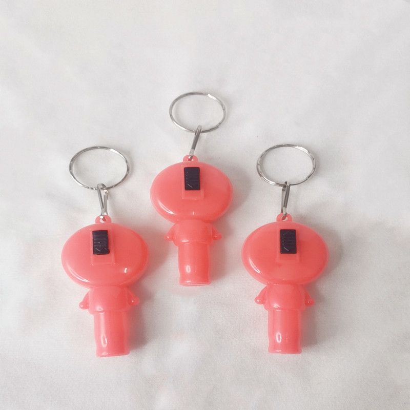 Wholesale of creative new little red man whistle keychain lights for stores, wechat business traffic diversion iron chain pendants from the manufacturer Application Scenario