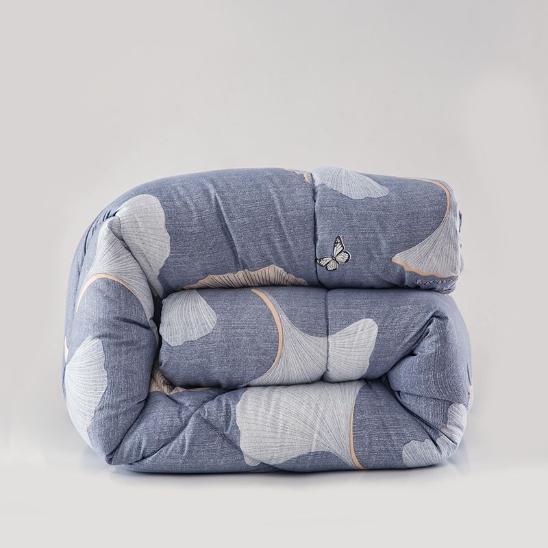 2022 New aloe cotton printing thickened winter by summer cold feeling silk bamboo fiber core bedding Gingko love Item Picture