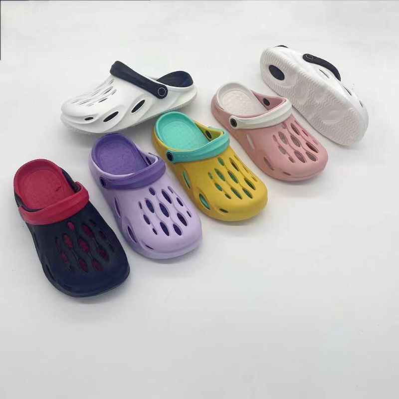 Eva Men And Women Comfortable Non-Slip Fashion Gradual Color Granules Massage Flip-Flops Sandals 8760 Hongda Shoes Industry