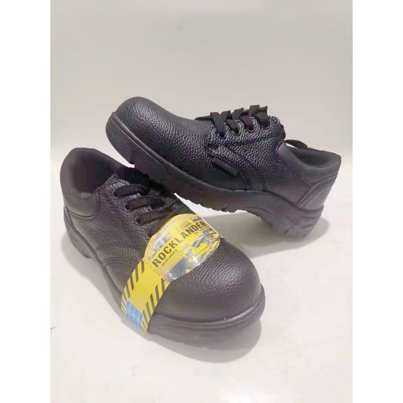 厂家直销带钢头钢中底防砸防刺穿牛皮安全鞋休闲中帮劳保鞋开心鞋业4547