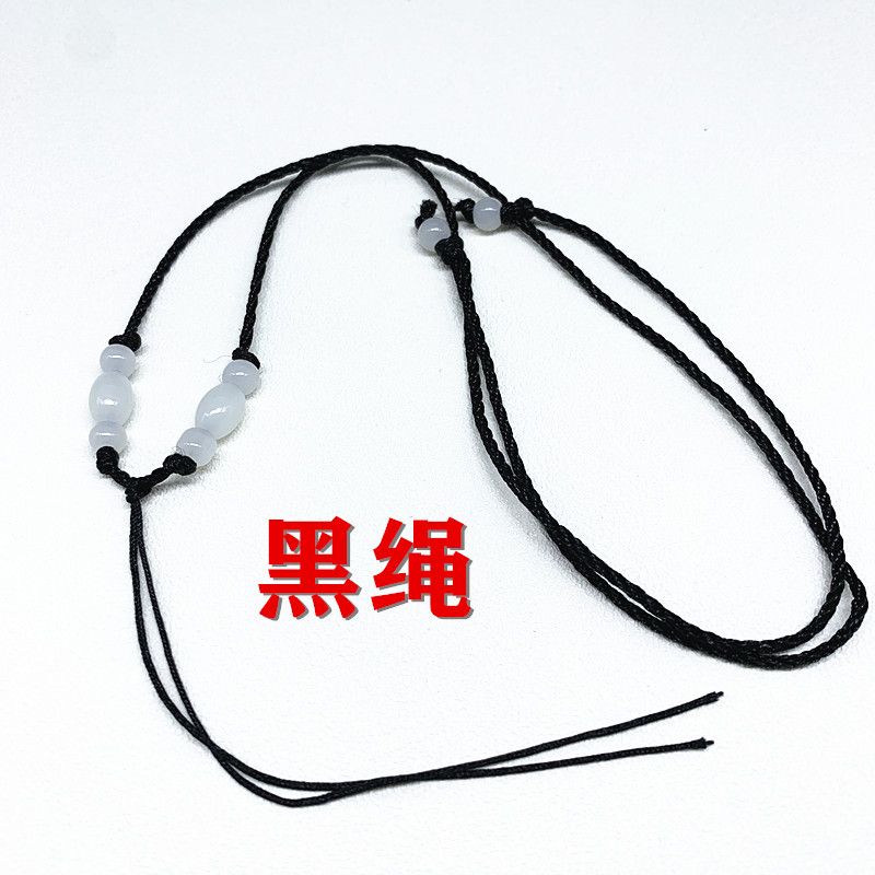 1-millimeter white rice beads can be adjusted in size and hand-woven for necklaces and lanyards for both adults and children Specification image