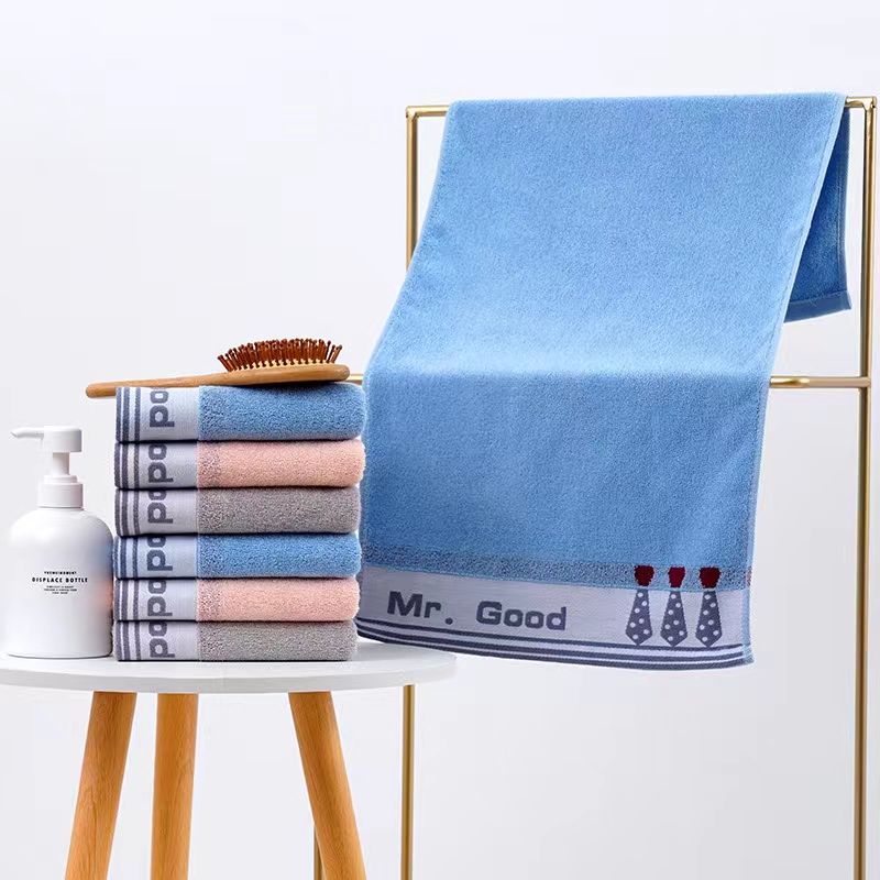 Towels in multiple colors
