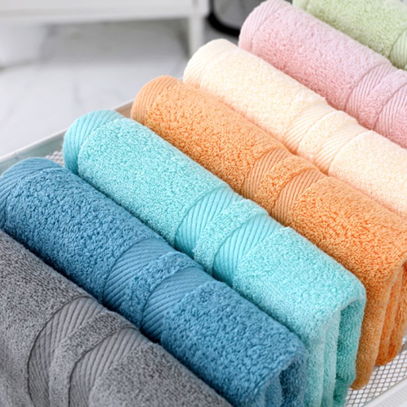 Plain double-segment towel details Picture