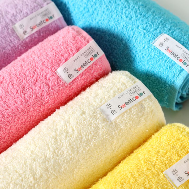 Solid-color towel details Picture
