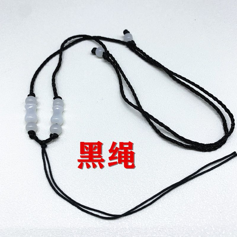 1mm pendant rope, white vase, adjustable size, hand-woven necklace lanyard for adults and children Application Scenario