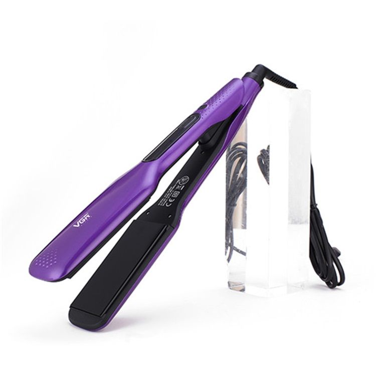 V-506 mujer férulas eléctricas herramientas de peluquería para el hogar alisador de pelo rizador de pelo hebilla interna pera plancha temperatura ajustable no daña el cabello Specification image