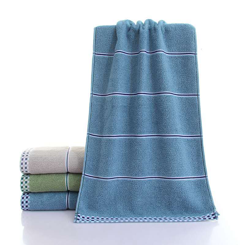 Tinglong Factory direct sale of pure cotton dark-colored edged towels with retro style, exclusively for supermarkets pic 5