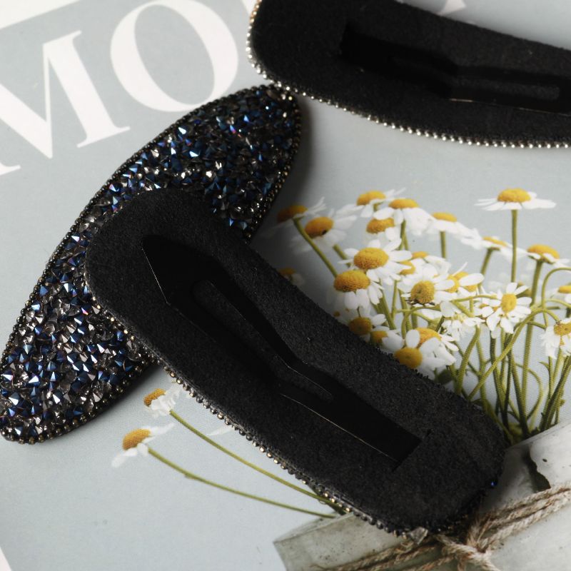 A popular Instagram-like Swarovski water diamond hair clip, BB clip, bangs clip and side clip hair accessory Specification image