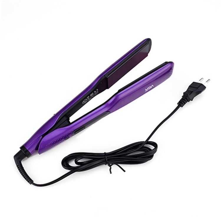 V-506 mujer férulas eléctricas herramientas de peluquería para el hogar alisador de pelo rizador de pelo hebilla interna pera plancha temperatura ajustable no daña el cabello details Picture