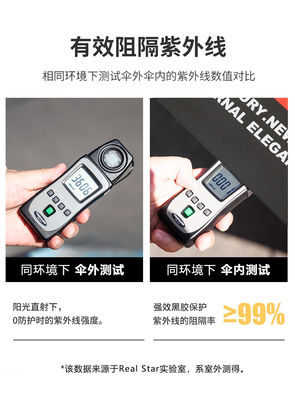 3191晴雨2用雨伞男女商务雨伞黑色彩胶雨伞全遮光防嗮伞批发详情4