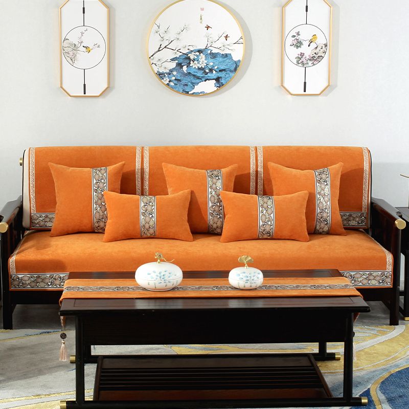 Antique New Chinese Sofa Cushion Specification drawing
