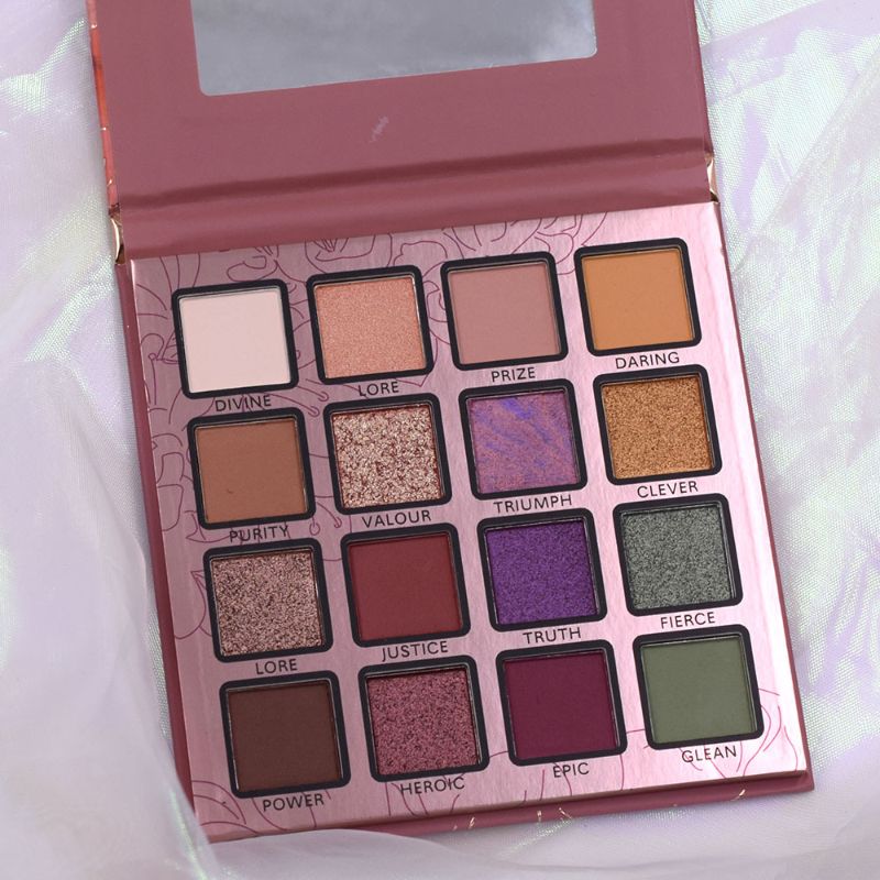 Febble That Year Bloom 16 Color Eyeshadow Tray Mashed Potatoes Glitter Matte Pearl Parity Student Internet Celebrity Item Picture