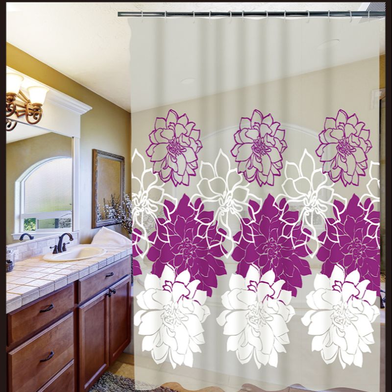 Eva Waterproof Shower Curtain Manufacturers' Direct Sales Specification drawing