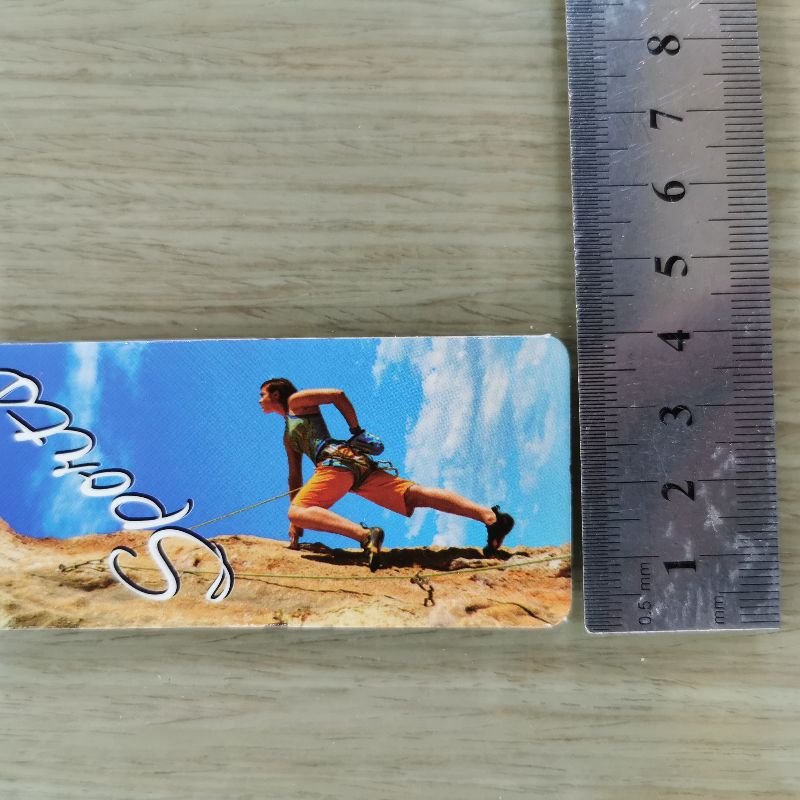 Tarjeta deportiva papel hangtag accessories hangtag Specification image