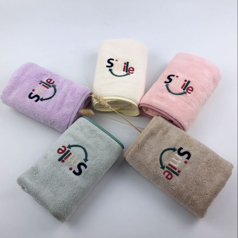 Shenduo Nano Super Soft Absorbent Towel, embossed towel, gift towel, single pack customized embossed logo gift towel, souvenir details Picture