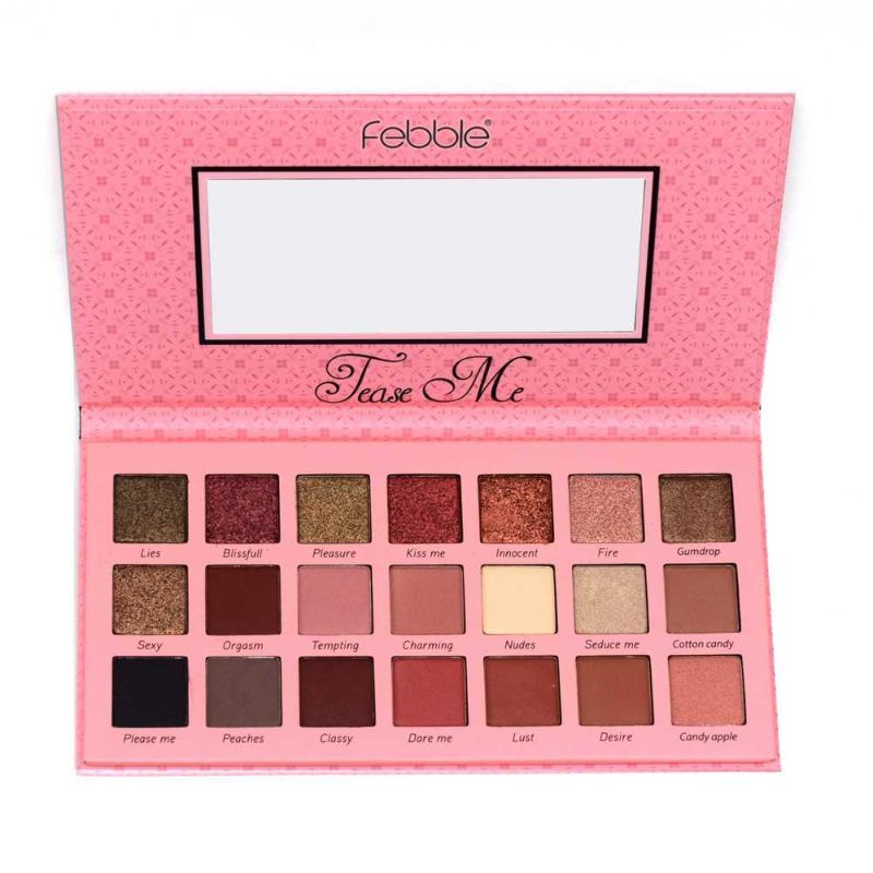 Es2797 Pearl Matte Eyeshadow Earth Color 21 New Paper Box Eyeshadow Application Scenario