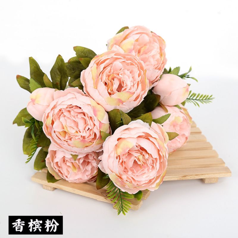 ويباع الصانع الحزم الاوروپية من الزهور المزيَّفة التي زيَّفة بالازهار المزيَّفة Item Picture